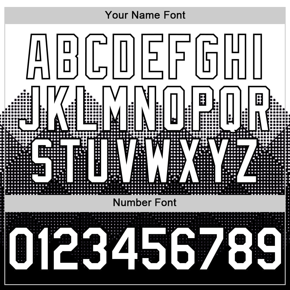 Custom White Black 3D Pattern Design Gradient Square Shapes Authentic Baseball Jersey - Sky-Custom