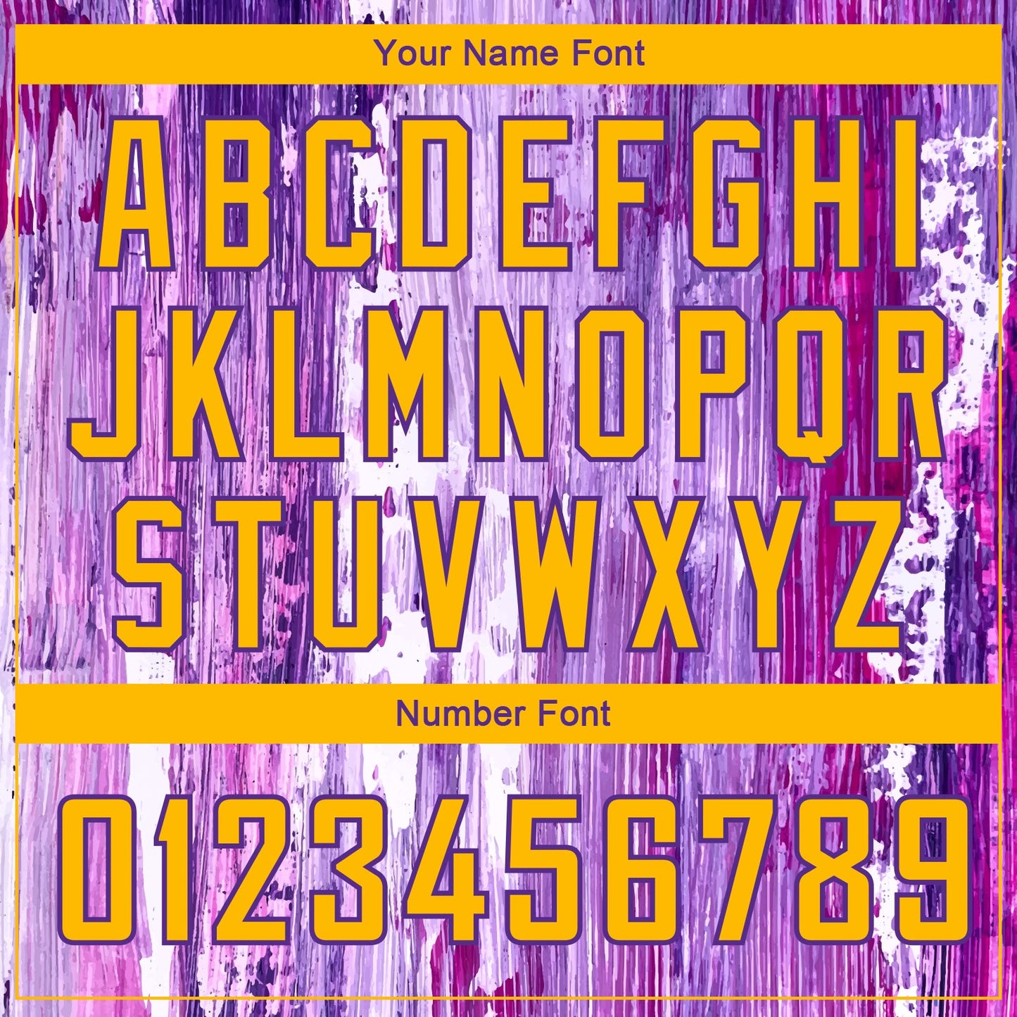 Custom Purple Gold 3D Pattern Design Abstract Liquid Watercolor Style Authentic Basketball Jersey - Sky-Custom