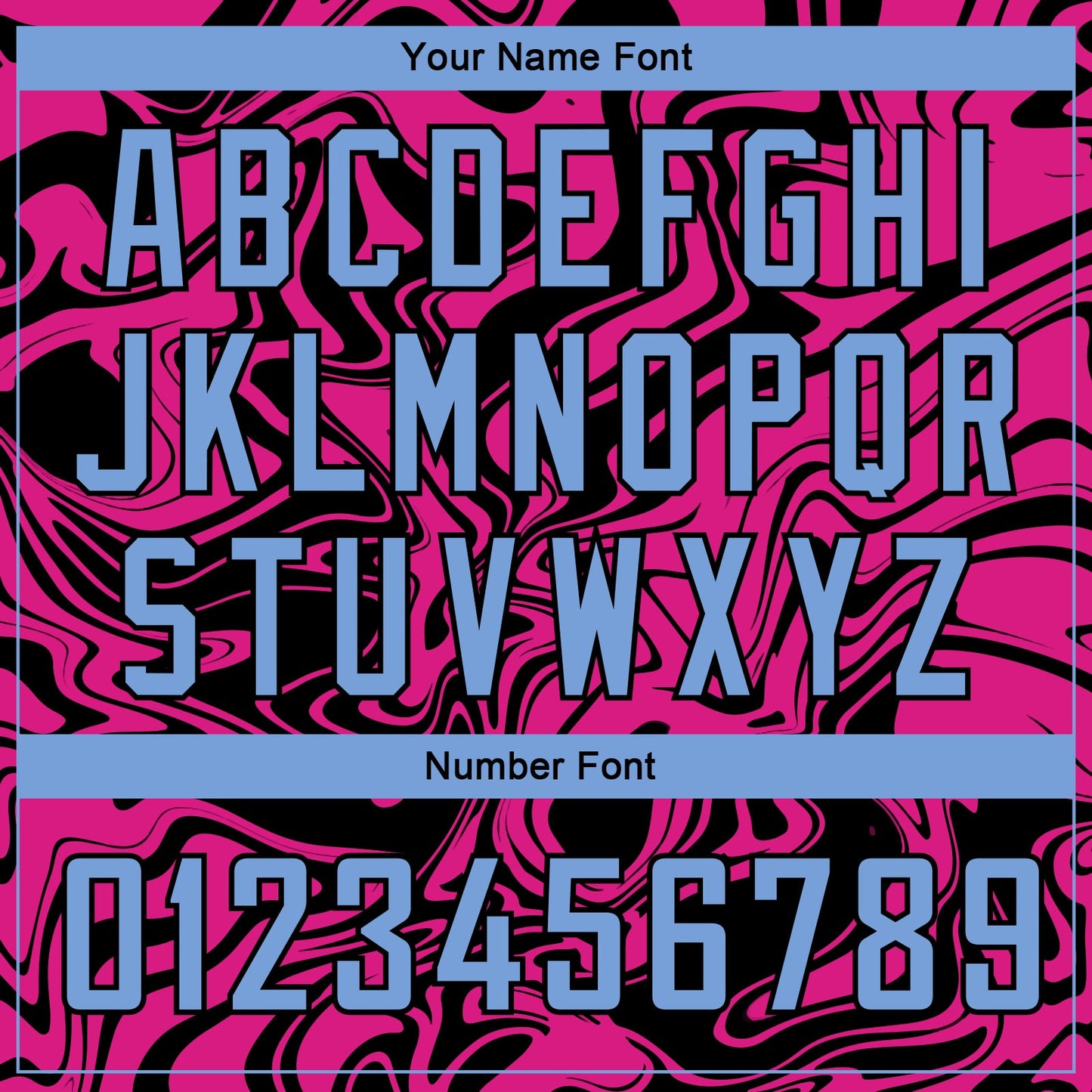 Custom Pink Light Blue-Black 3D Pattern Design Abstract Psychedelic Liquid Wave Authentic Basketball Jersey - Sky-Custom