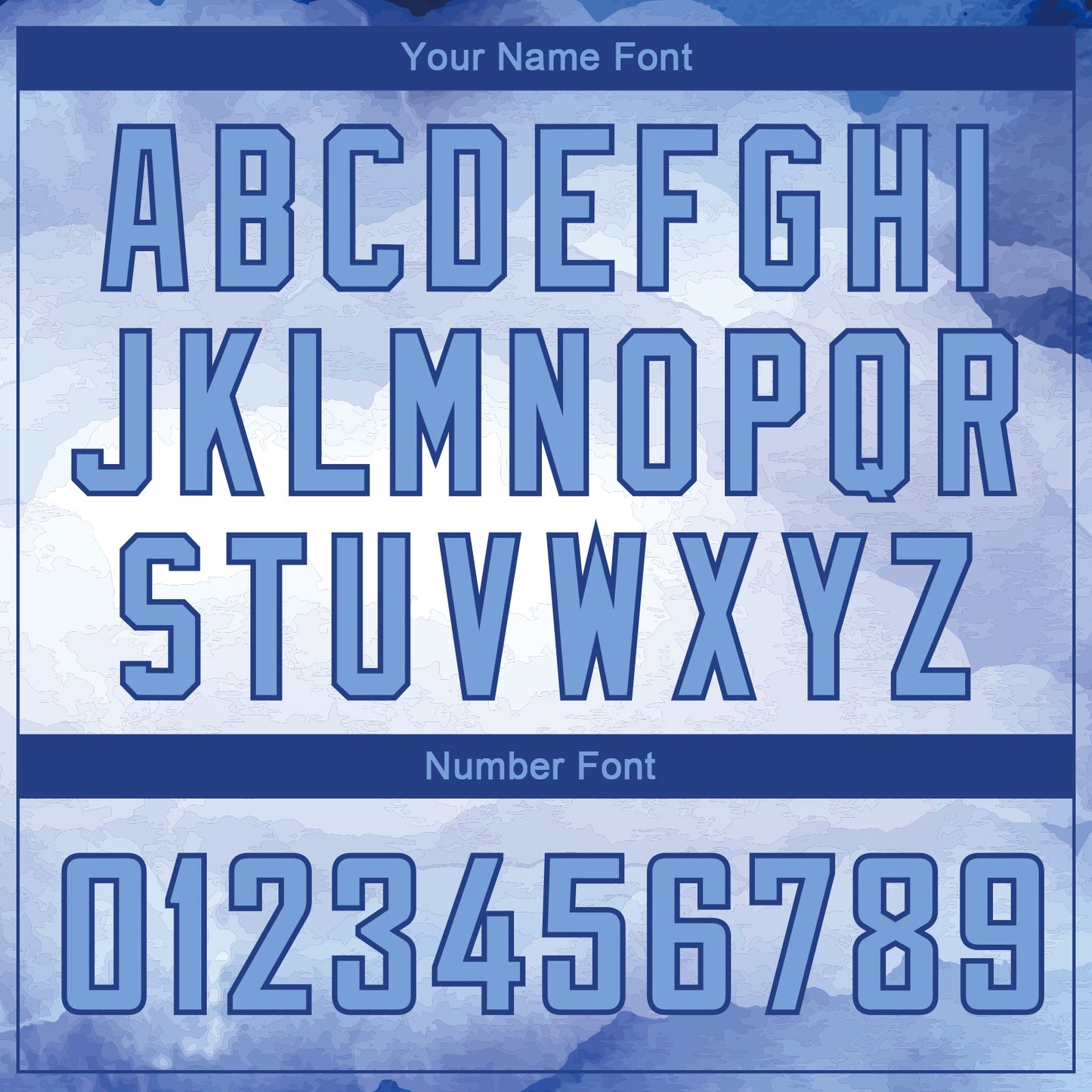 Custom White Light Blue-Royal 3D Pattern Design Sky With Clouds Watercolor Style Authentic Basketball Jersey - Sky-Custom