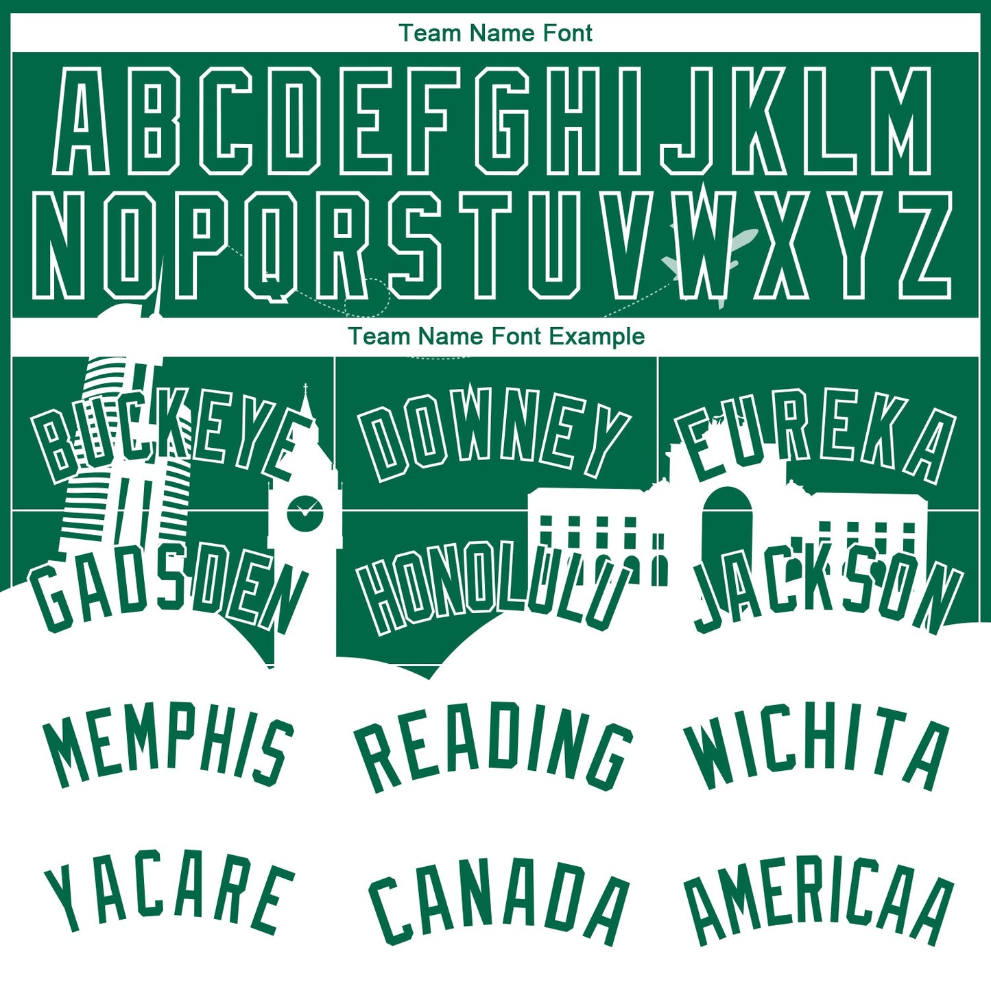 Custom Kelly Green White Holiday Travel Monuments Silhouette Authentic City Edition Basketball Jersey - Sky-Custom