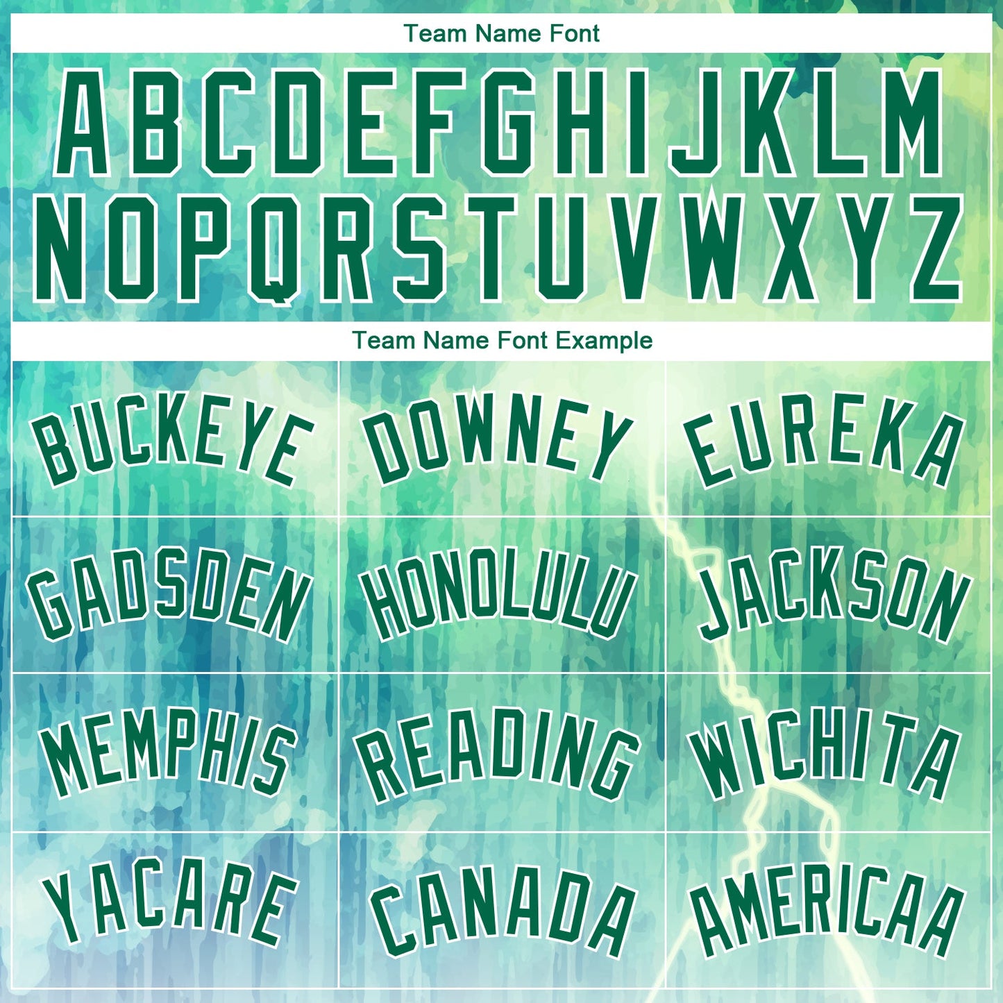 Custom Pea Green Kelly Green-White Abstract Watercolor Monsoon Authentic City Edition Basketball Jersey - Sky-Custom
