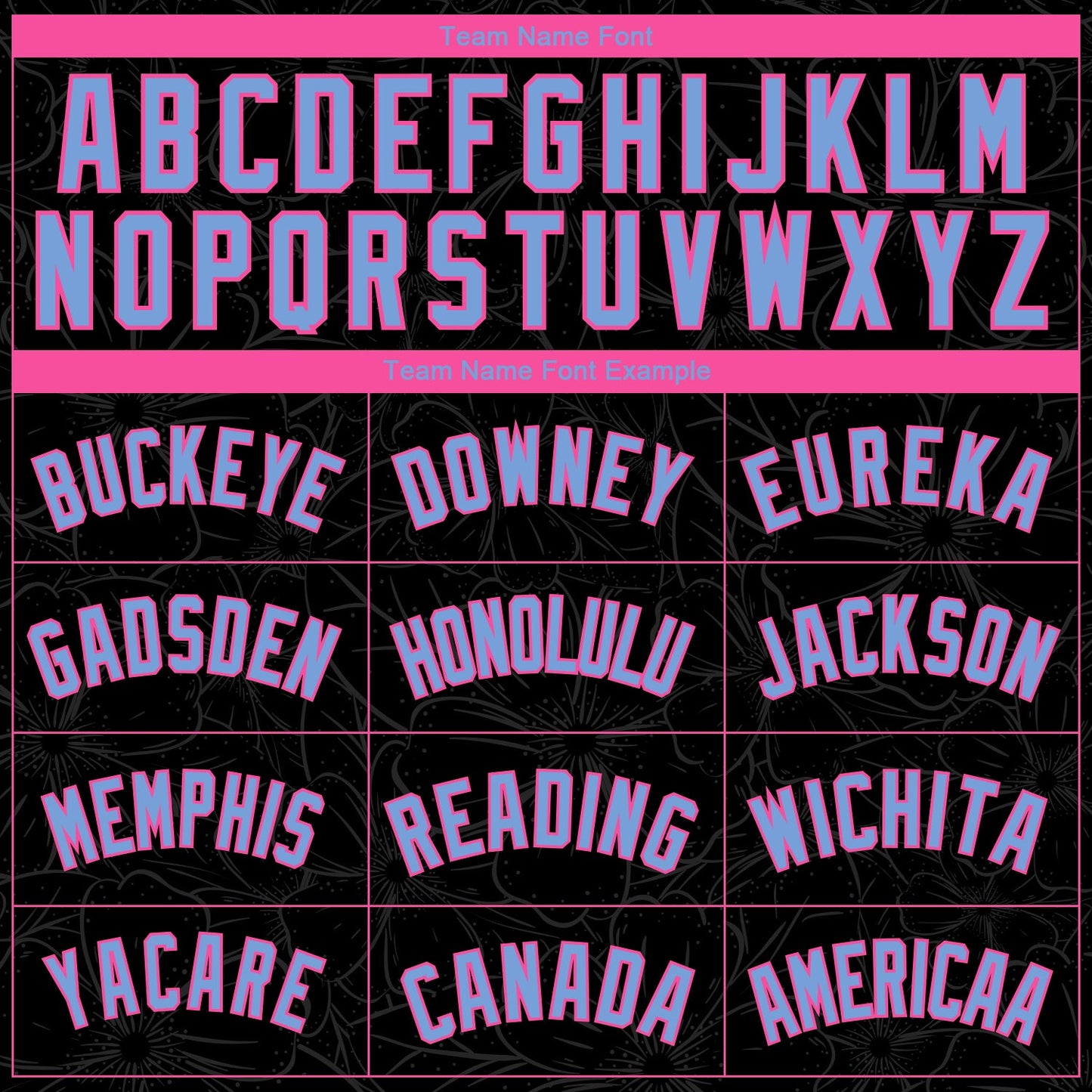 Custom Black Light Blue-Pink Flowers Authentic City Edition Basketball Jersey - Sky-Custom