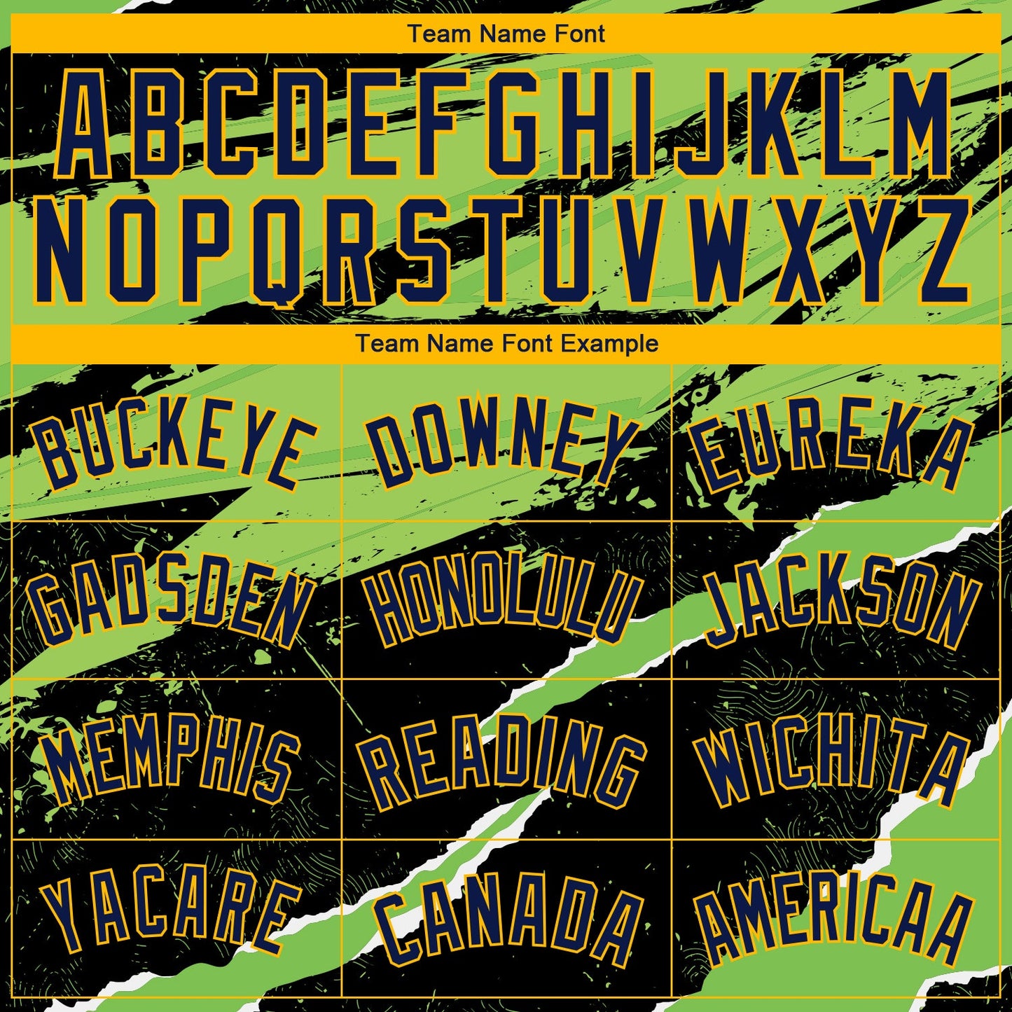 Custom Navy Neon Green-Gold 3D Pattern Design Torn Paper Style Authentic Basketball Jersey - Sky-Custom