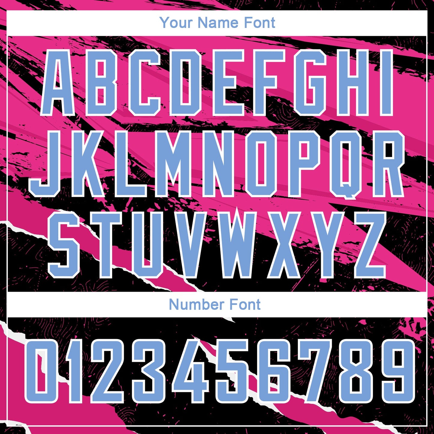 Custom Black Light Blue-Pink 3D Pattern Design Torn Paper Style Authentic Basketball Jersey - Sky-Custom