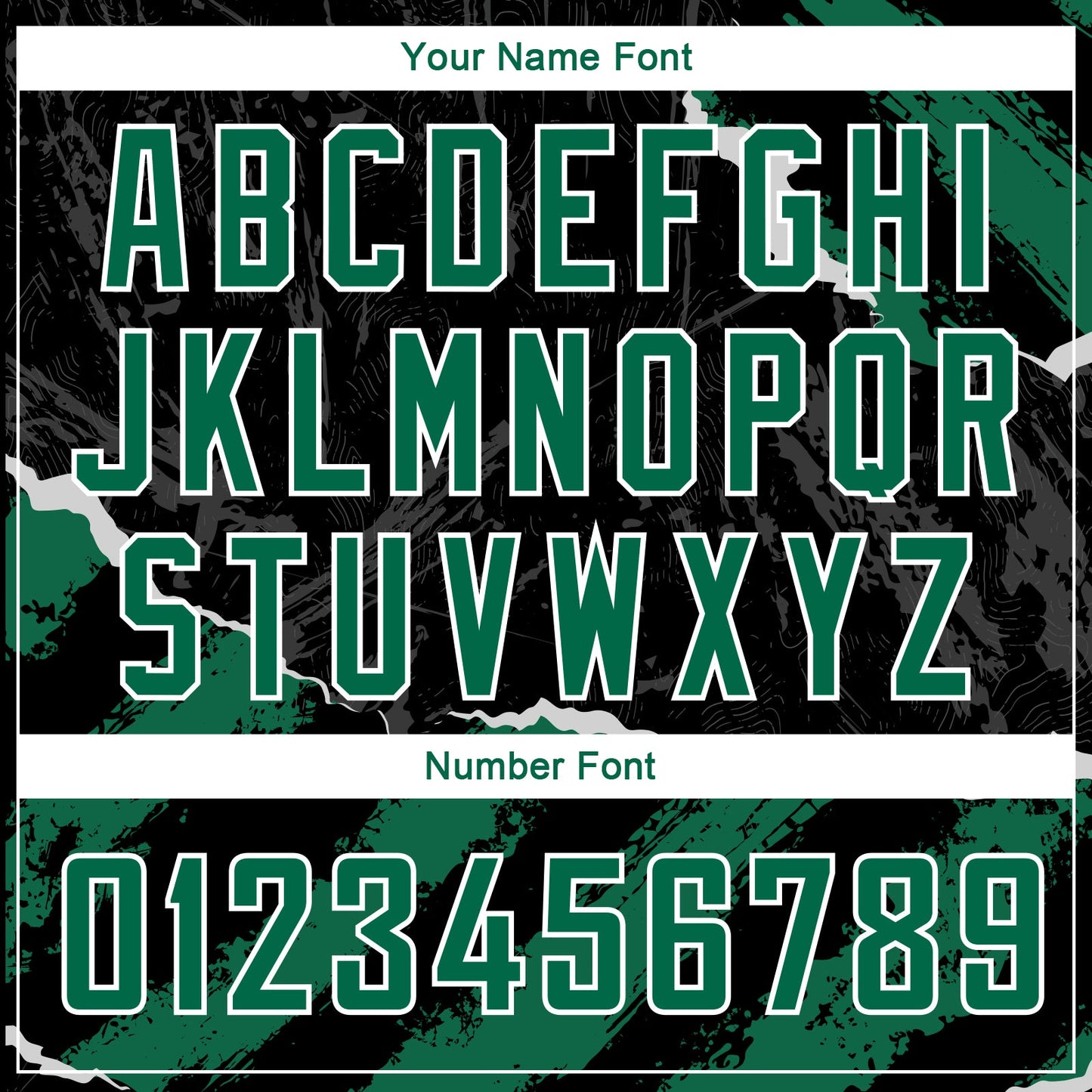 Custom Black Kelly Green-White 3D Pattern Design Torn Paper Style Authentic Basketball Jersey - Sky-Custom