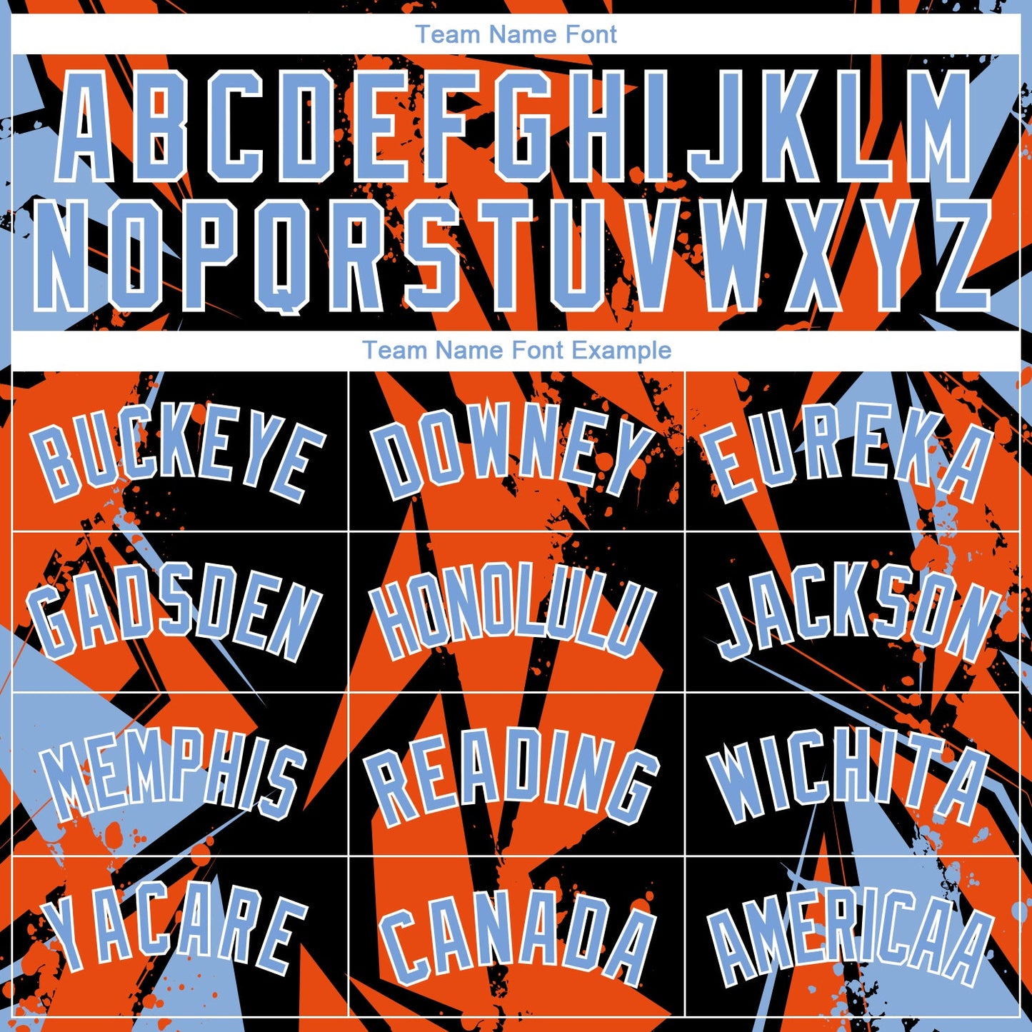 Custom Black Light Blue-Orange 3D Pattern Design Geometric Shapes Authentic Basketball Jersey - Sky-Custom