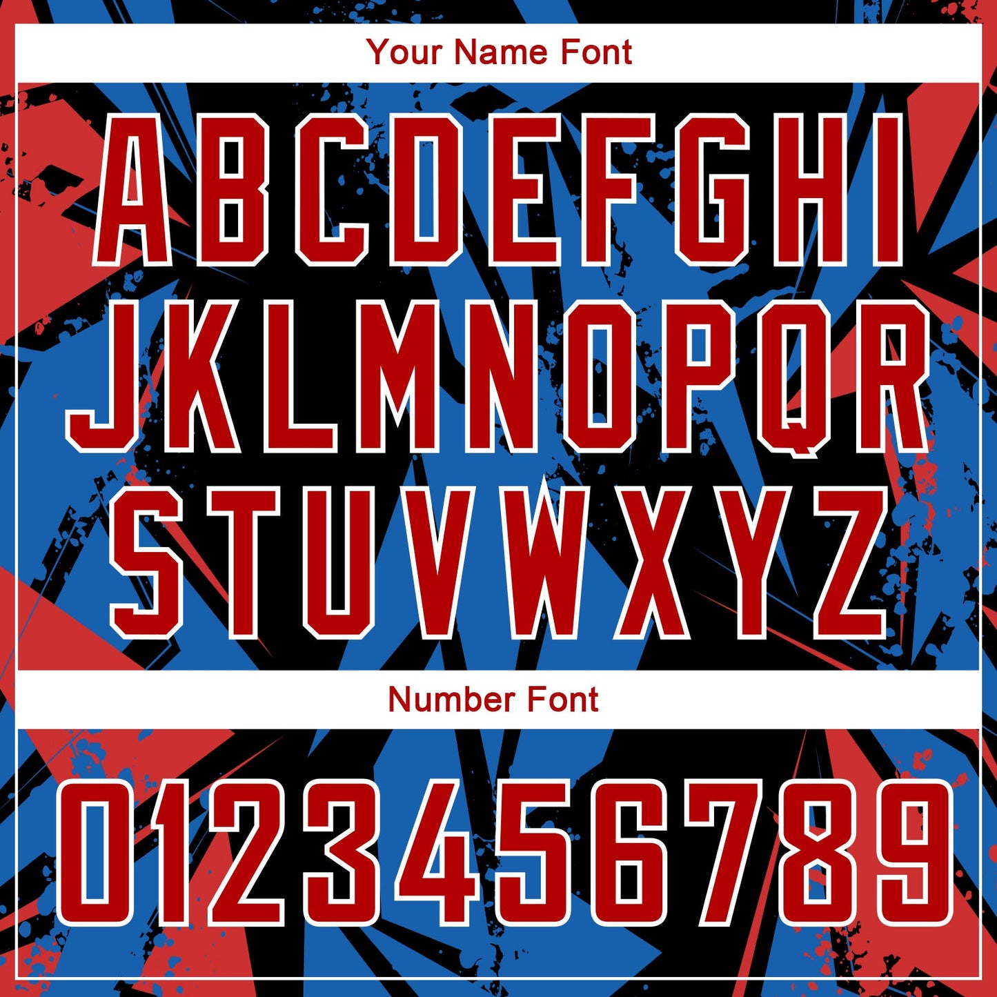 Custom Black Red-Blue 3D Pattern Design Geometric Shapes Authentic Basketball Jersey - Sky-Custom
