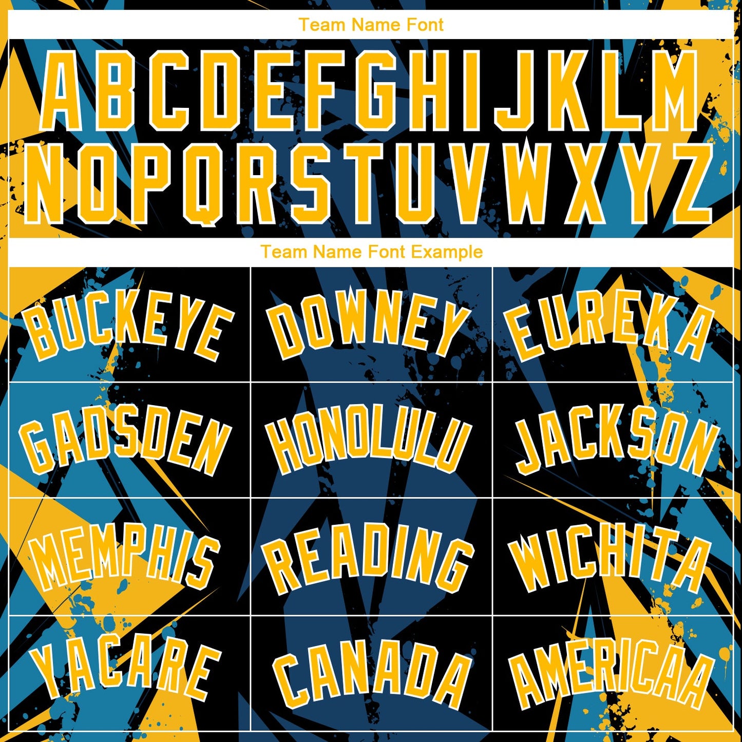 Custom Black Gold-Blue 3D Pattern Design Geometric Shapes Authentic Basketball Jersey - Sky-Custom