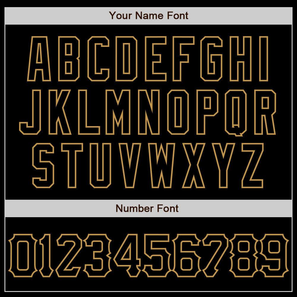 Custom Black Old Gold 3D Pattern Design Abstract Splatter Grunge Art Authentic Baseball Jersey - Sky-Custom