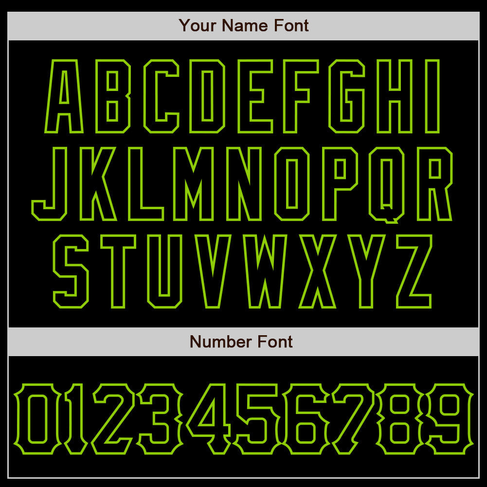 Custom Black Neon Green 3D Pattern Design Abstract Splatter Grunge Art Authentic Baseball Jersey - Sky-Custom