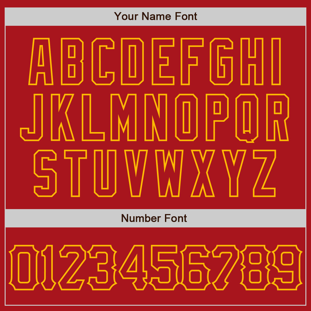 Custom Red Gold 3D Pattern Design Abstract Splatter Grunge Art Authentic Baseball Jersey - Sky-Custom