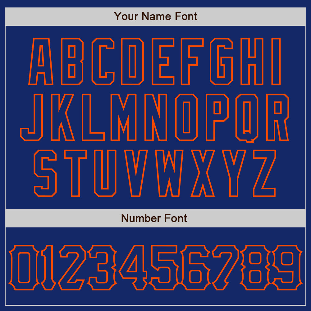 Custom Royal Orange 3D Pattern Design Abstract Splatter Grunge Art Authentic Baseball Jersey - Sky-Custom