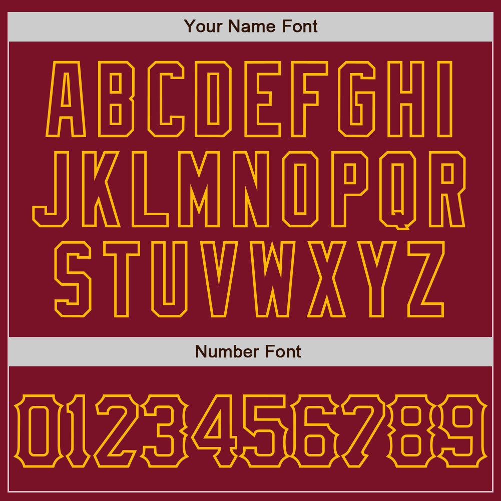 Custom Crimson Gold 3D Pattern Design Abstract Splatter Grunge Art Authentic Baseball Jersey - Sky-Custom