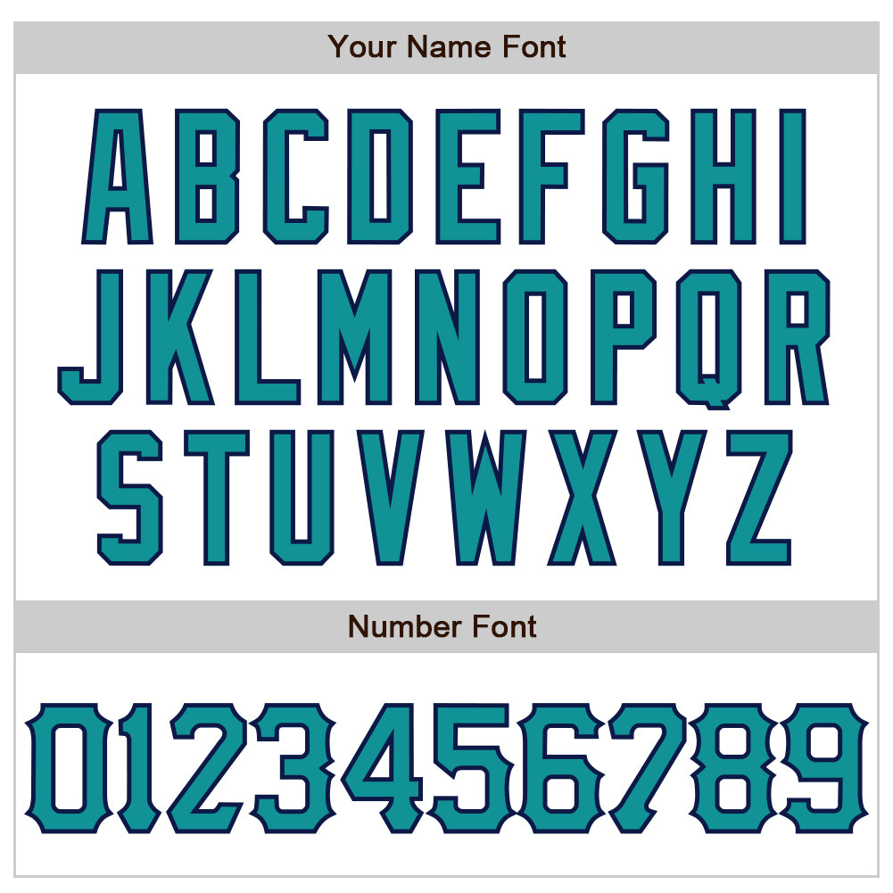 Custom White Teal-Navy 3D Pattern Design Abstract Splash Authentic Baseball Jersey - Sky-Custom