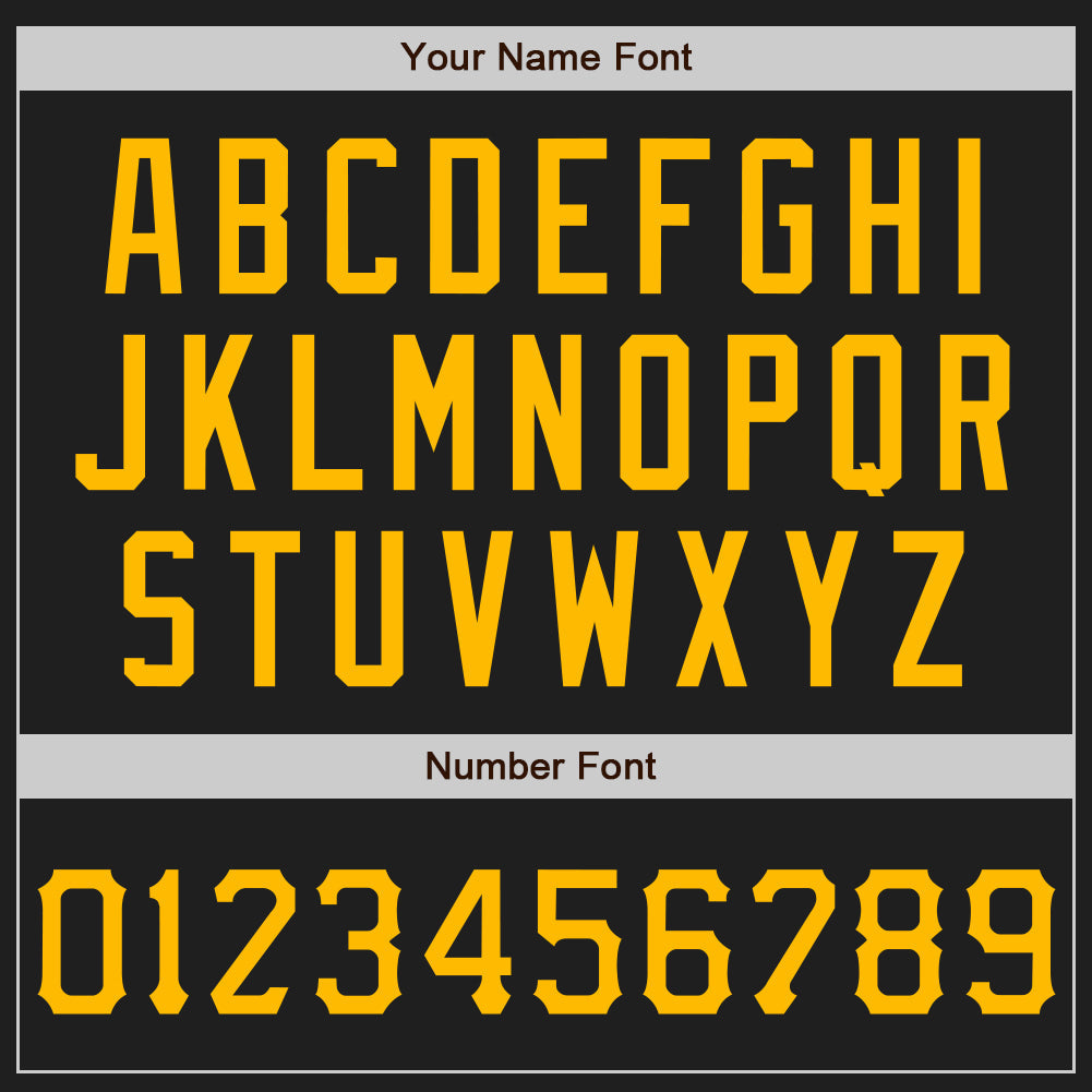 Custom Graffiti Pattern Gold-Black 3D Scratch Authentic Baseball Jersey - Sky-Custom