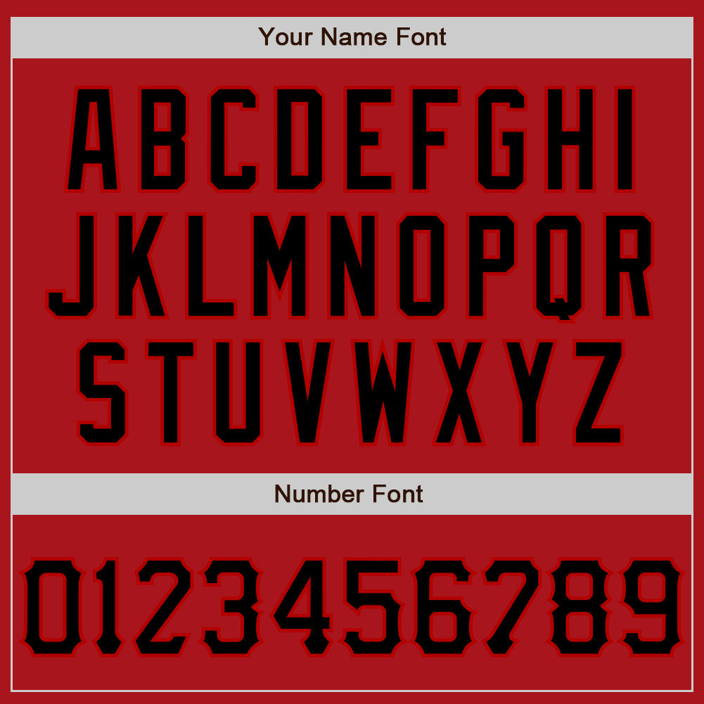 Custom Graffiti Pattern Black-Red 3D Scratch Authentic Baseball Jersey - Sky-Custom