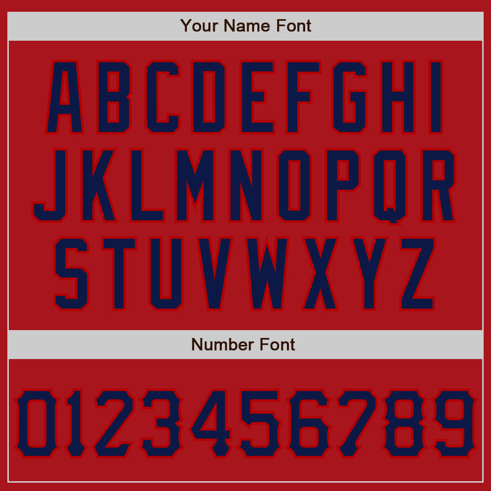 Custom Graffiti Pattern Navy-Red 3D Scratch Authentic Baseball Jersey - Sky-Custom