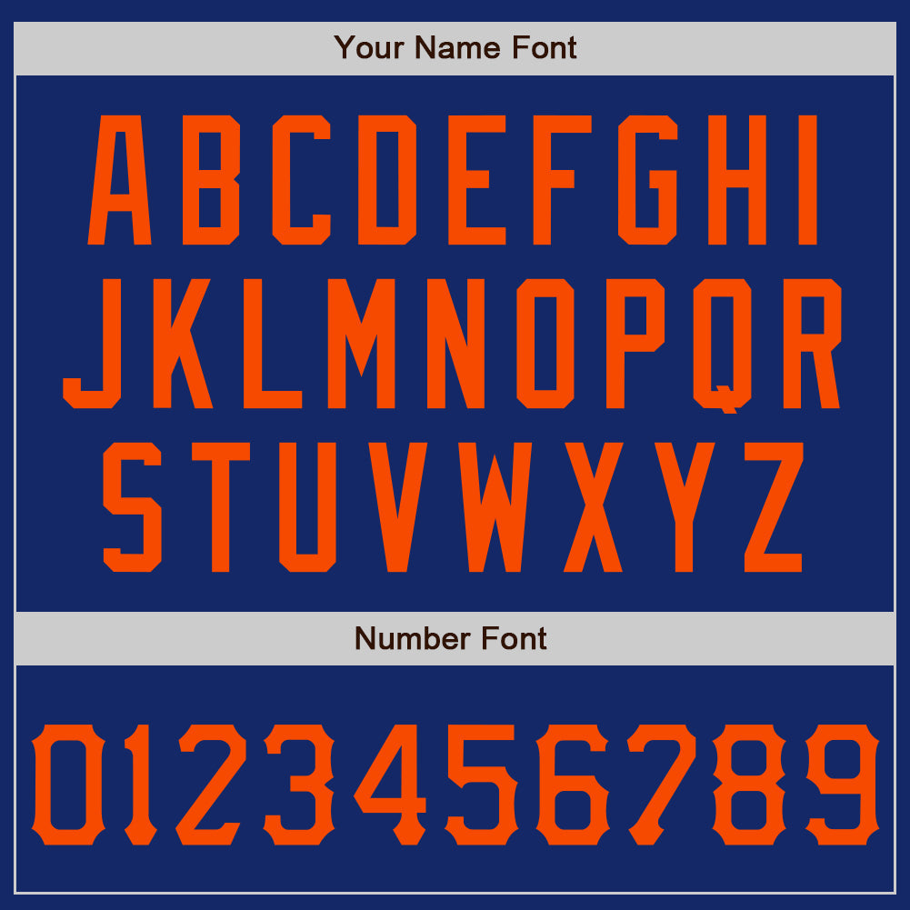 Custom Graffiti Pattern Orange-Royal 3D Scratch Authentic Baseball Jersey - Sky-Custom