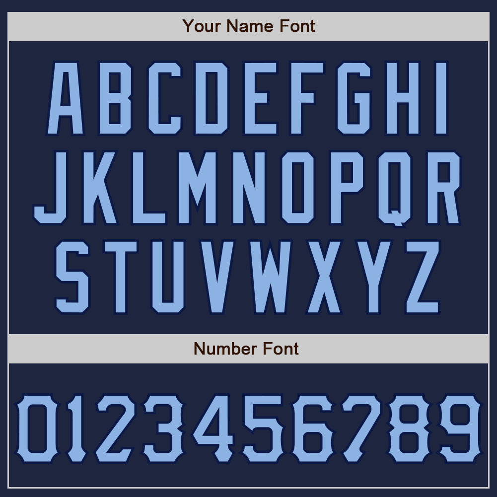 Custom Graffiti Pattern Light Blue-Navy 3D Scratch Authentic Baseball Jersey - Sky-Custom