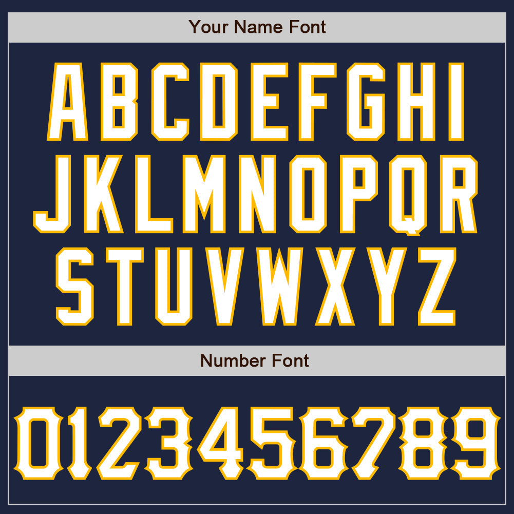 Custom Graffiti Pattern Navy Light Blue-Gold 3D Scratch Authentic Baseball Jersey - Sky-Custom