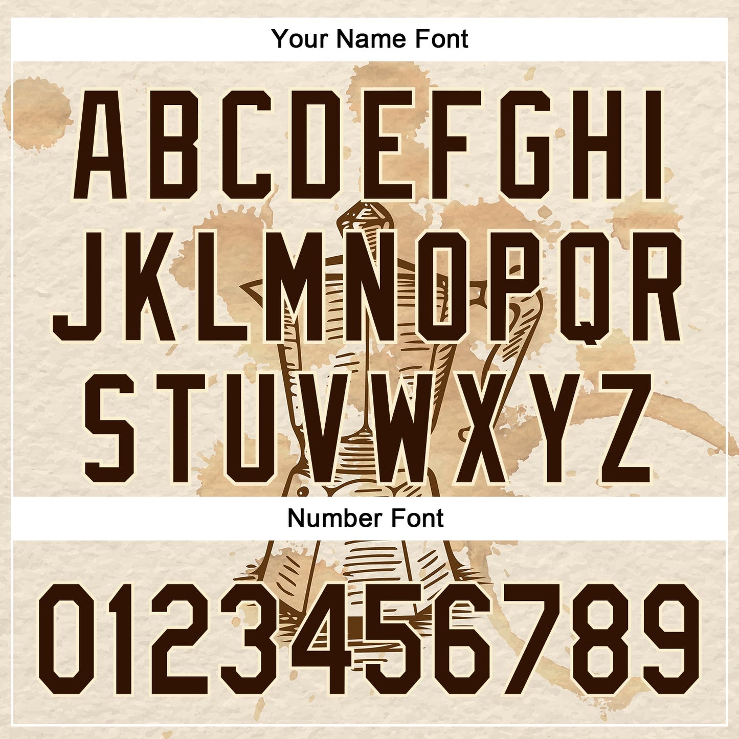 Custom Cream Brown 3D Pattern Design Vintage Coffee Maker Authentic Baseball Jersey - Sky-Custom