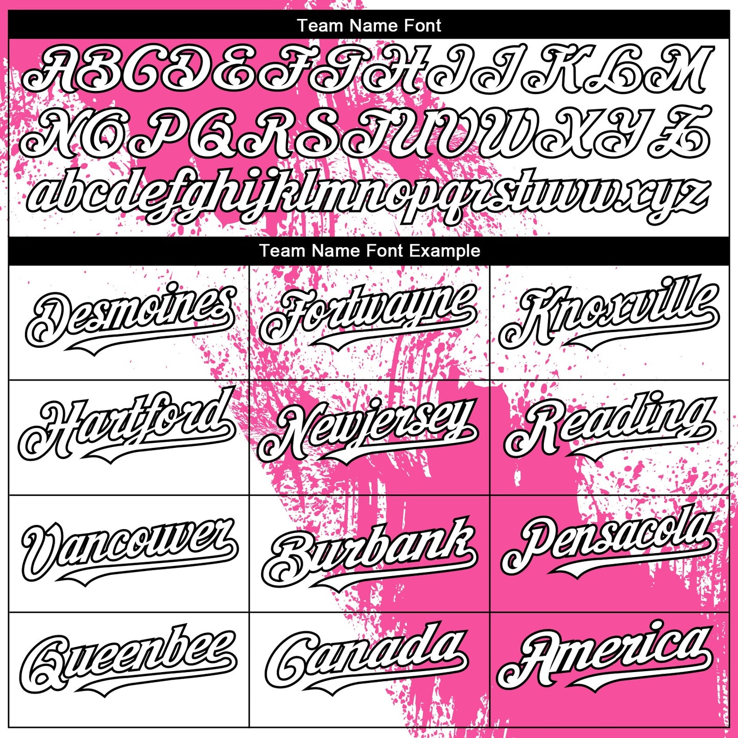 Custom White Pink-Black 3D Pattern Design Abstract Brush Stroke Authentic Baseball Jersey - Sky-Custom