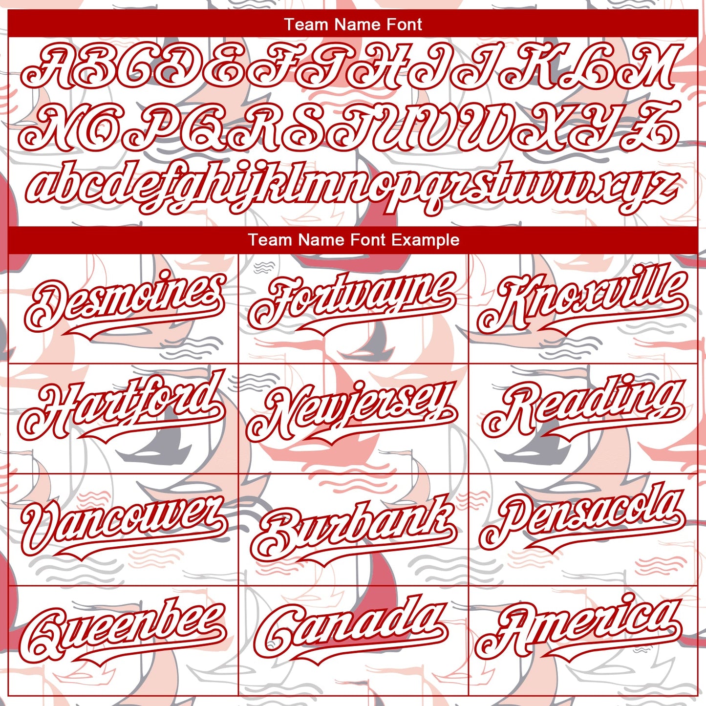 Custom White Red 3D Pattern Design Sailing Boats Authentic Baseball Jersey - Sky-Custom