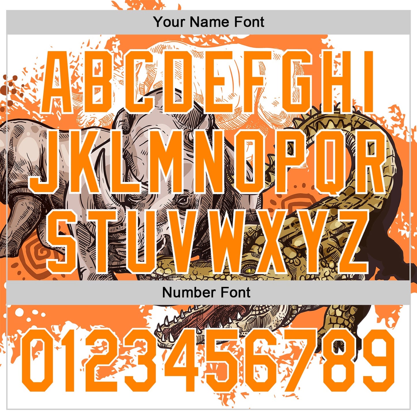 Custom White Bay Orange 3D Pattern Design Crocodile Authentic Baseball Jersey - Sky-Custom