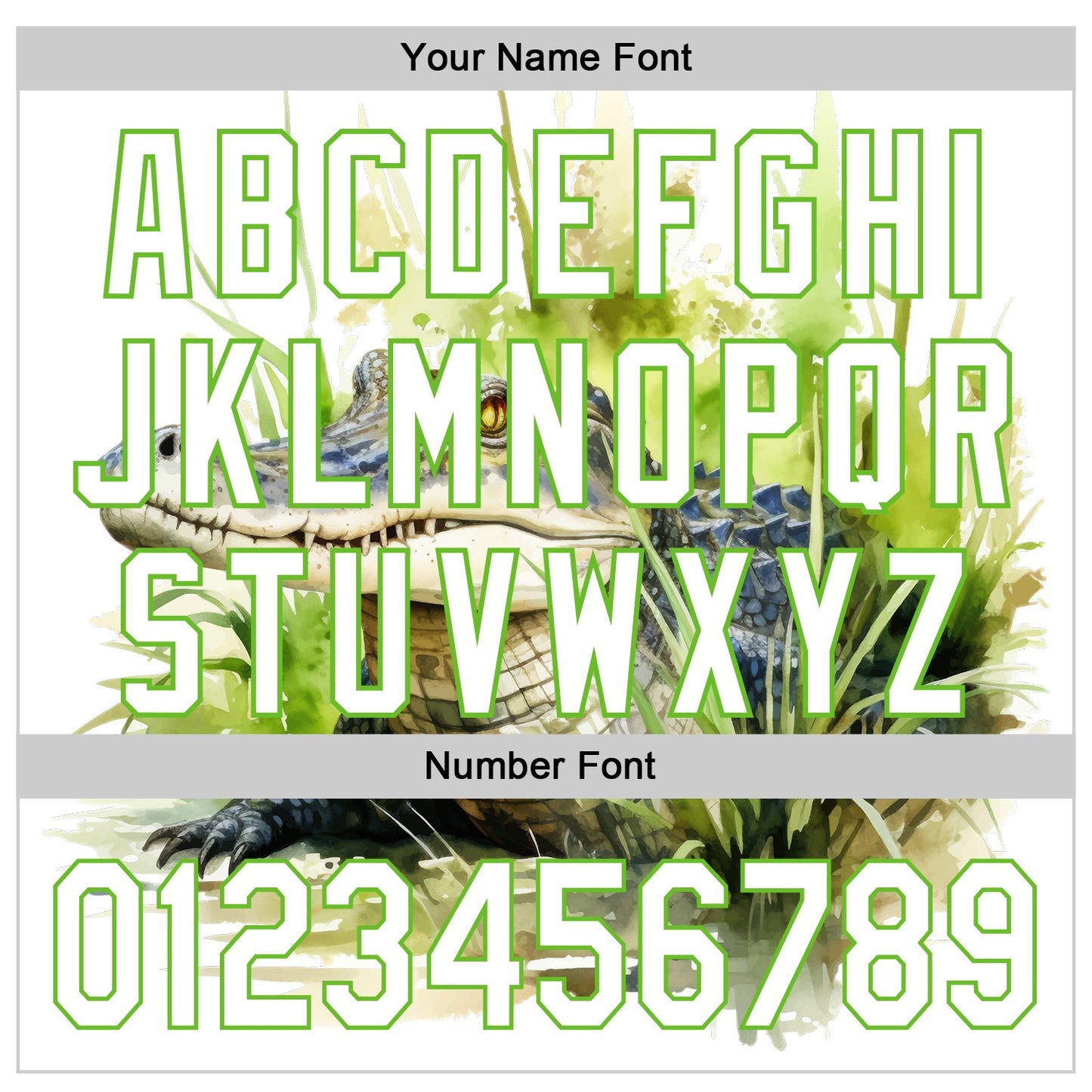 Custom White Aurora Green 3D Pattern Design Crocodile Authentic Baseball Jersey - Sky-Custom