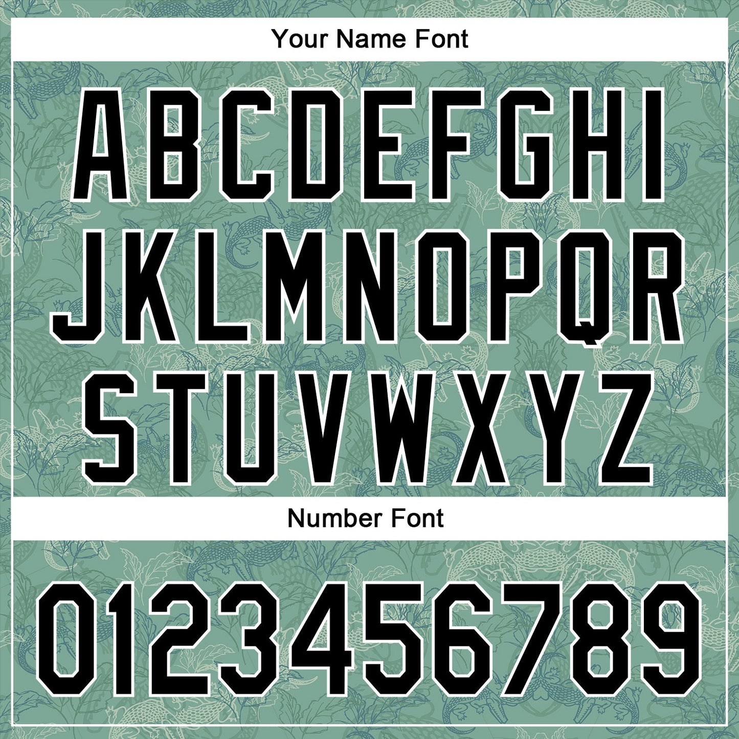 Custom Green Black-White 3D Pattern Design Crocodile And Plant Authentic Baseball Jersey - Sky-Custom