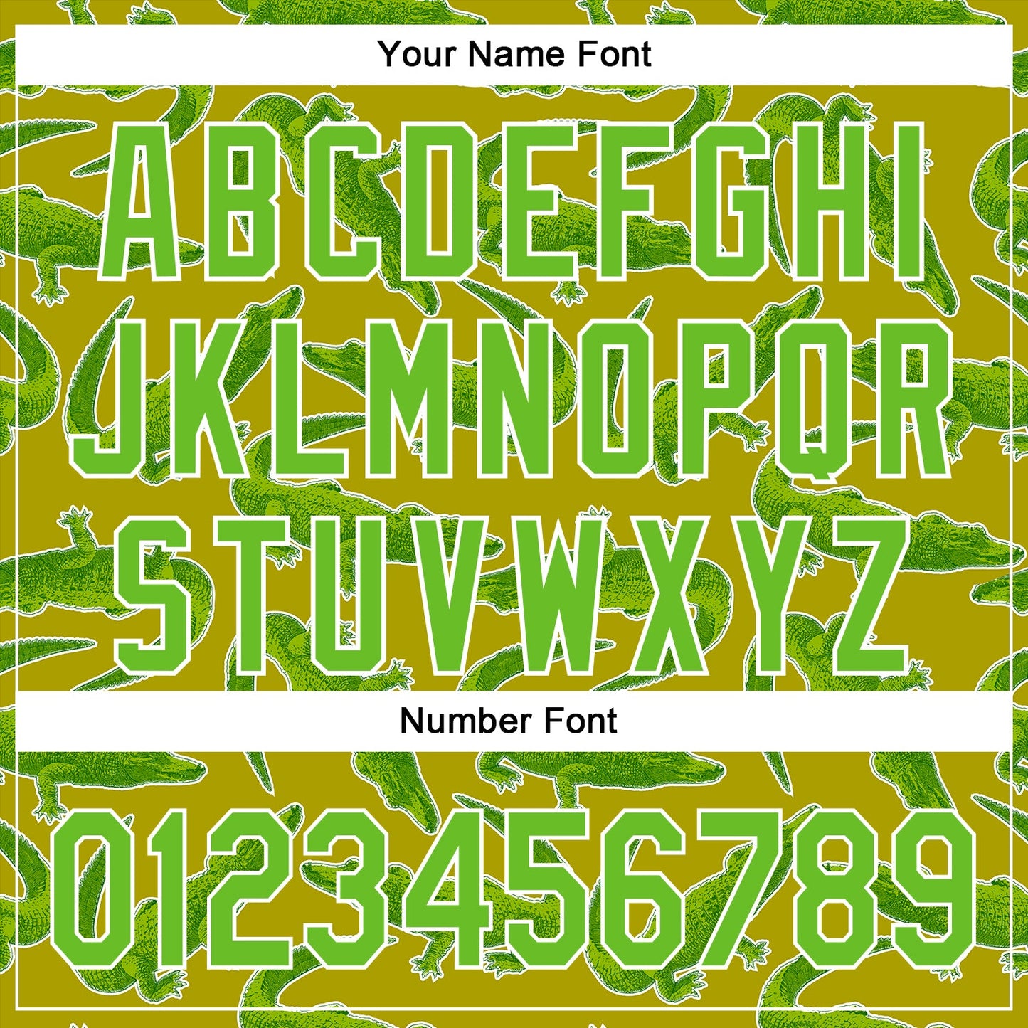 Custom Olive Aurora Green-White 3D Pattern Design Crocodile And Plant Authentic Baseball Jersey - Sky-Custom