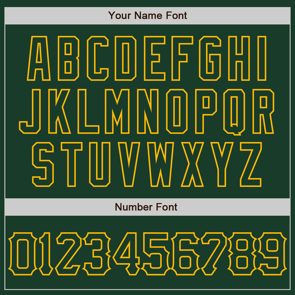 Custom Green Gold 3D Pattern Design Abstract Network Authentic Baseball Jersey - Sky-Custom