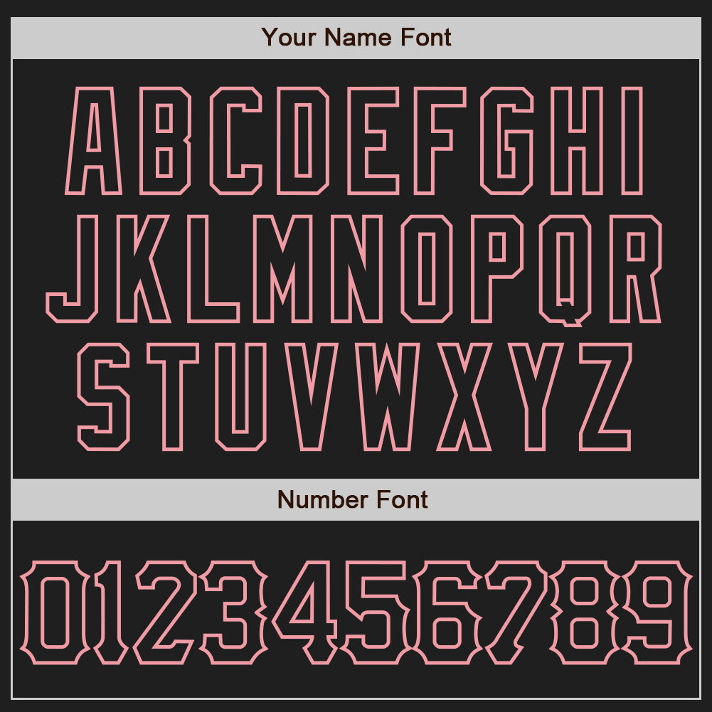 Custom Black Medium Pink 3D Pattern Design Curve Lines Authentic Baseball Jersey - Sky-Custom