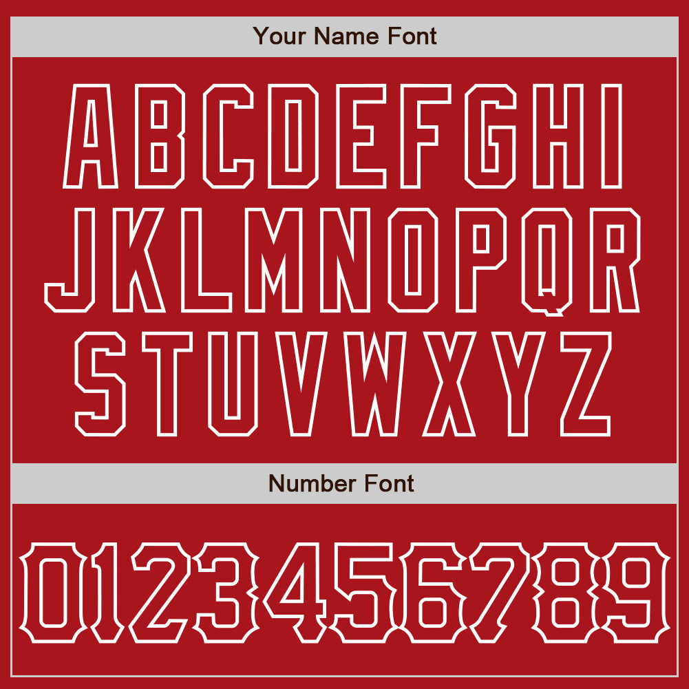 Custom Red White 3D Pattern Design Curve Lines Authentic Baseball Jersey - Sky-Custom