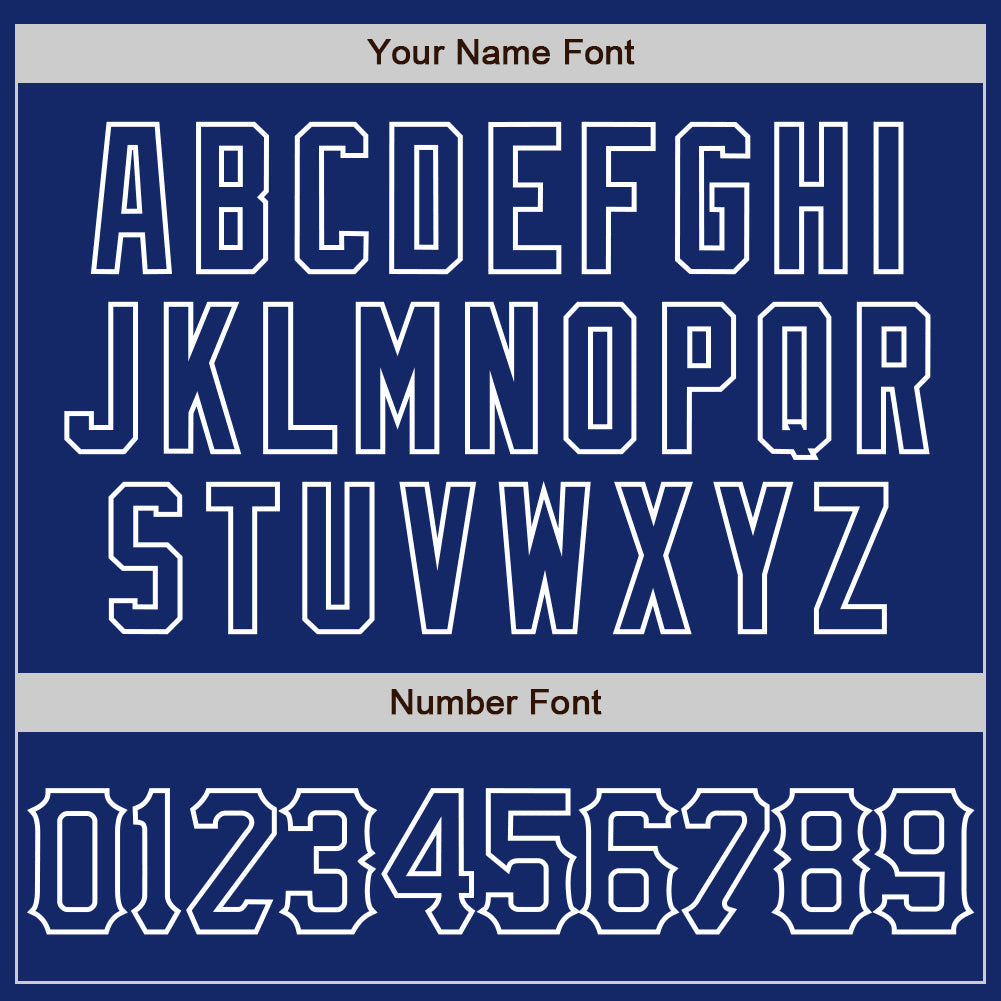 Custom Royal White 3D Pattern Design Curve Lines Authentic Baseball Jersey - Sky-Custom