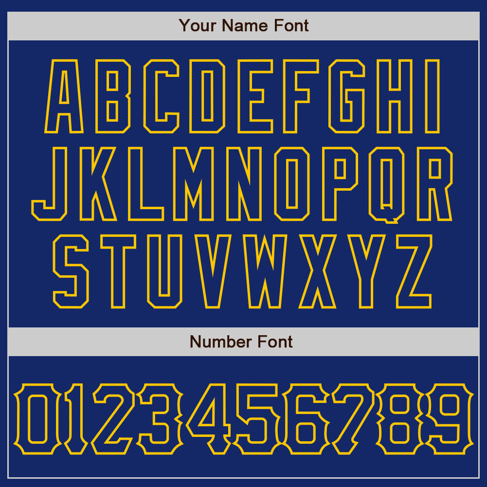 Custom Royal Yellow 3D Pattern Design Curve Lines Authentic Baseball Jersey - Sky-Custom