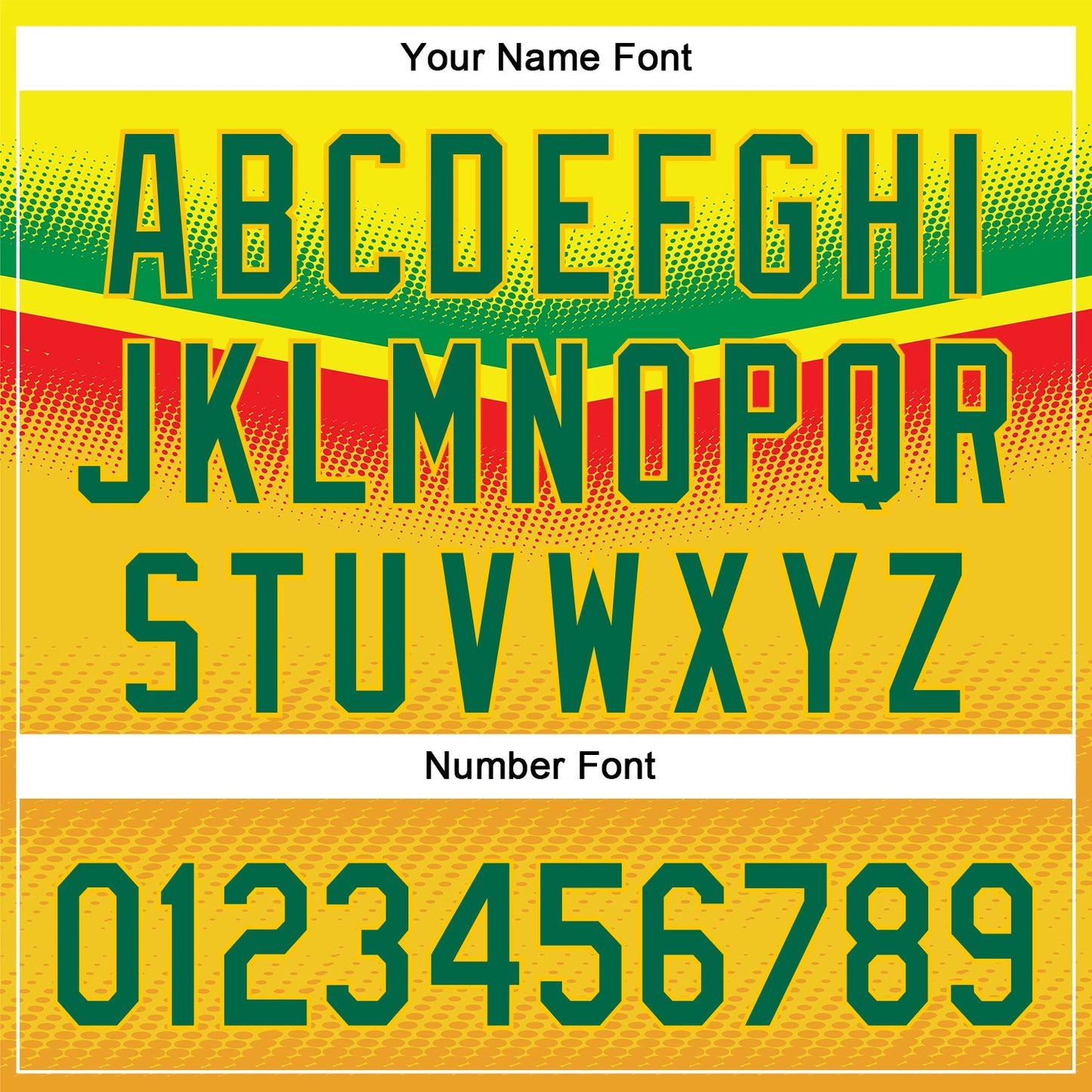 Custom Yellow Kelly Green 3D Pattern Design Abstract Vibe Dots Authentic Baseball Jersey - Sky-Custom