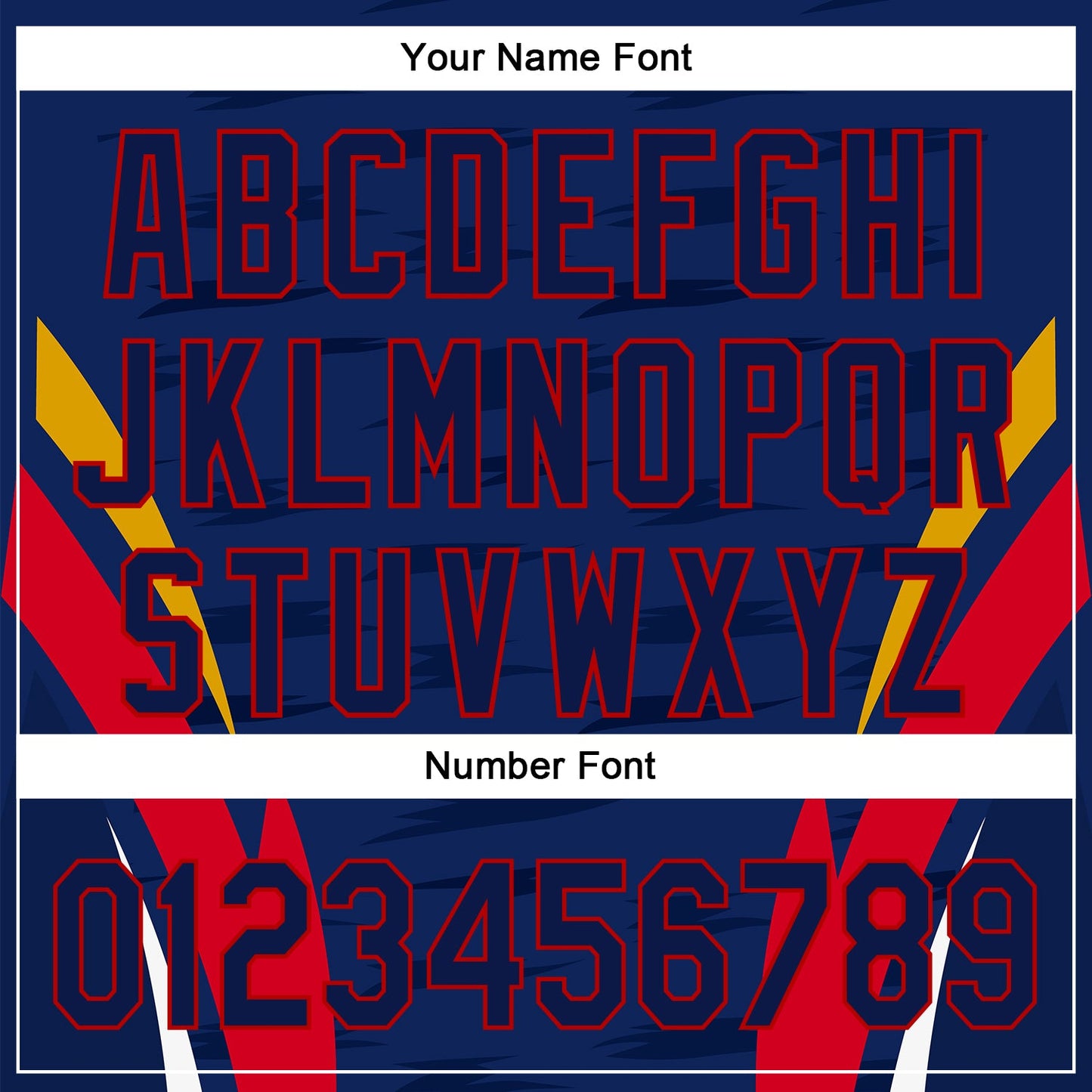 Custom Navy Red 3D Pattern Design Side Stripes Authentic Baseball Jersey - Sky-Custom