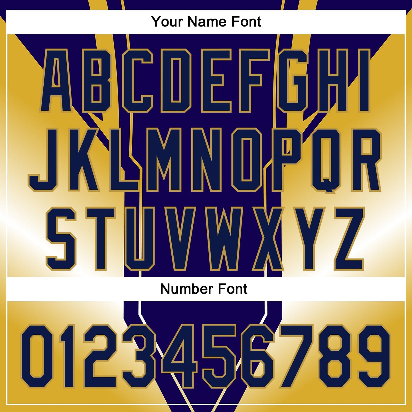 Custom Navy Old Gold 3D Pattern Design Side Stripes Authentic Baseball Jersey - Sky-Custom