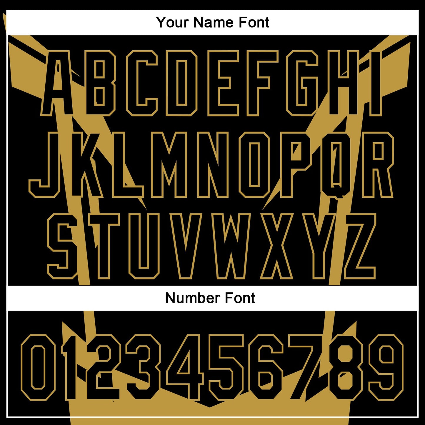 Custom Black Old Gold 3D Pattern Design Side Sharp Edges Authentic Baseball Jersey - Sky-Custom