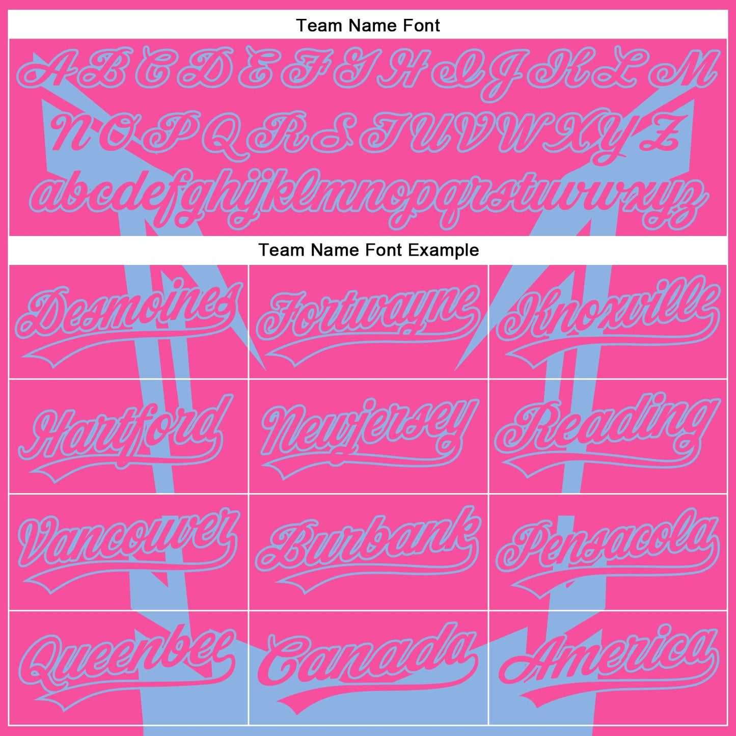 Custom Pink Light Blue 3D Pattern Design Side Sharp Edges Authentic Baseball Jersey - Sky-Custom