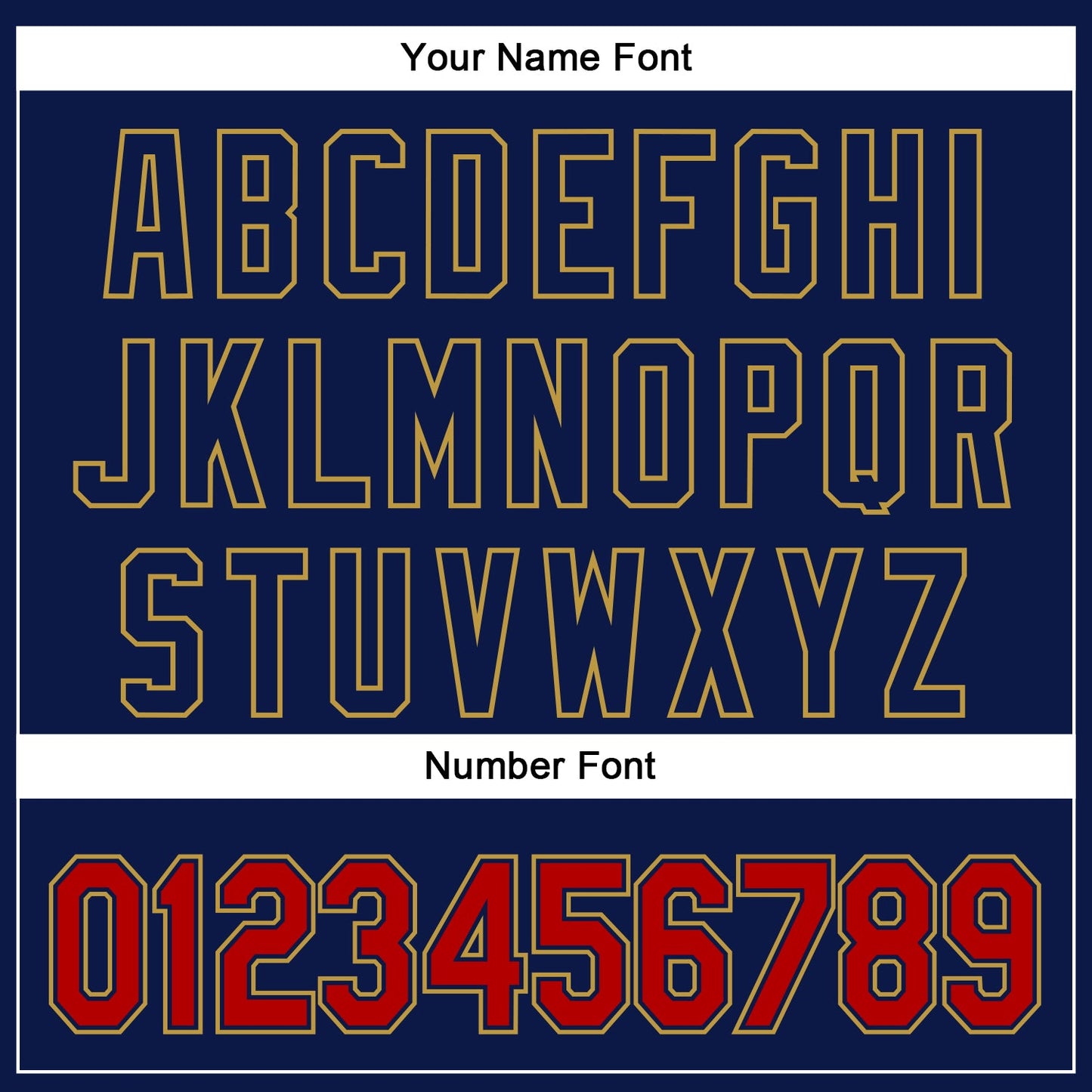 Custom Navy Red-Old Gold 3D Pattern Design Curve Solid Authentic Baseball Jersey - Sky-Custom