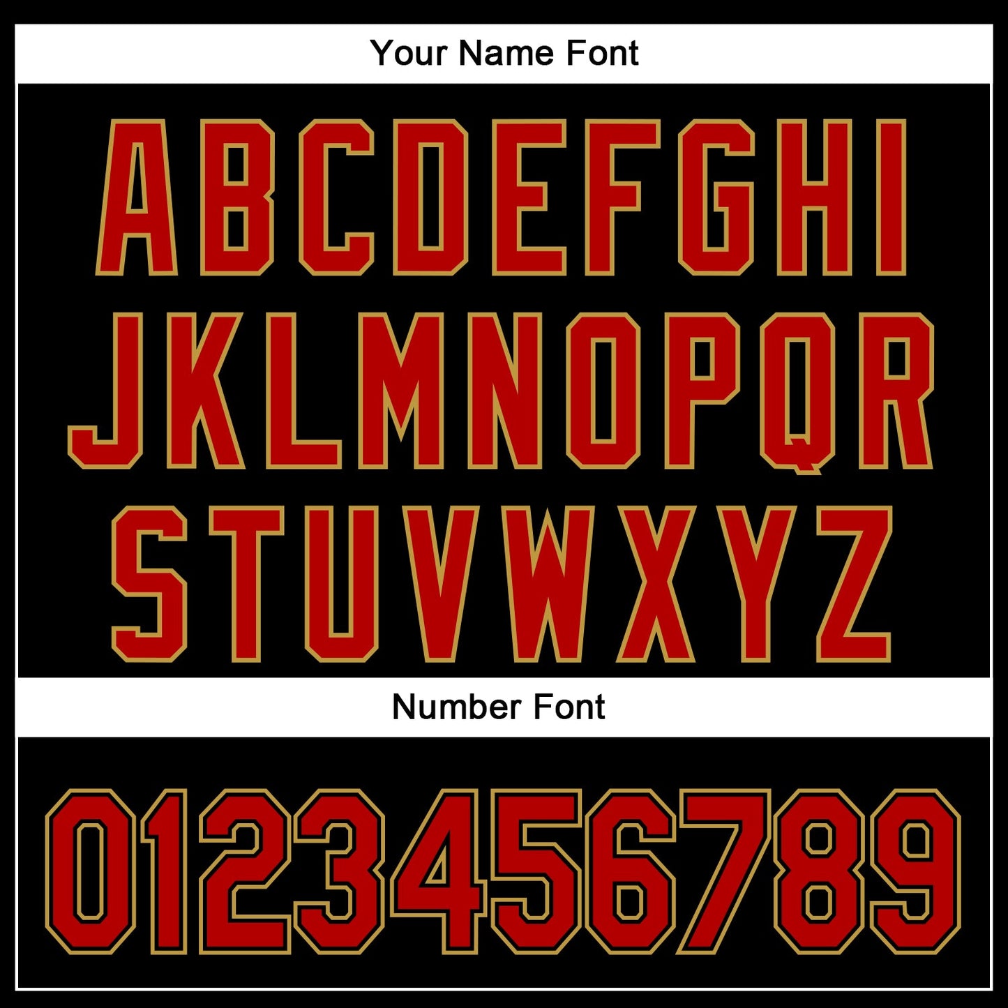 Custom Black Red-Old Gold 3D Pattern Design Curve Solid Authentic Baseball Jersey - Sky-Custom