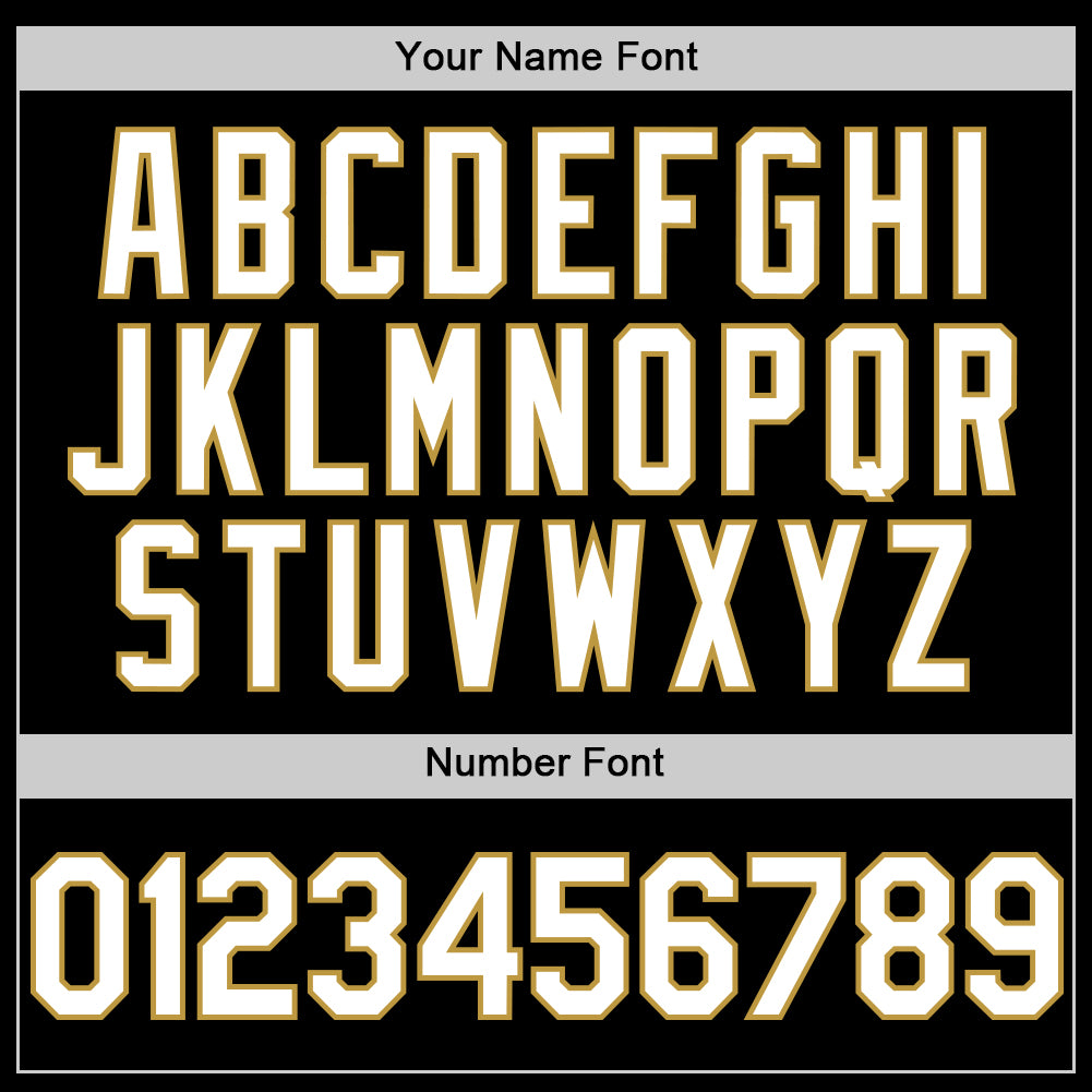 Custom Black White-Old Gold Line Authentic Baseball Jersey - Sky-Custom