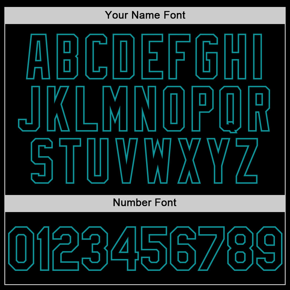 Custom Black Teal Line Authentic Baseball Jersey - Sky-Custom