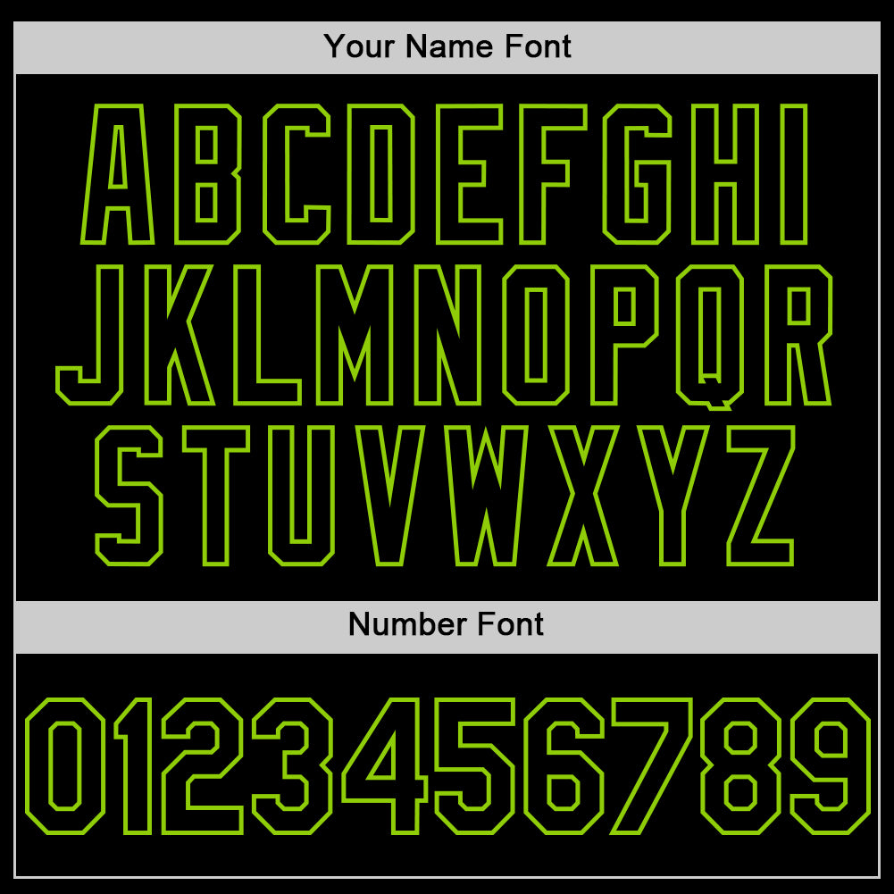 Custom Black Neon Green Line Authentic Baseball Jersey - Sky-Custom