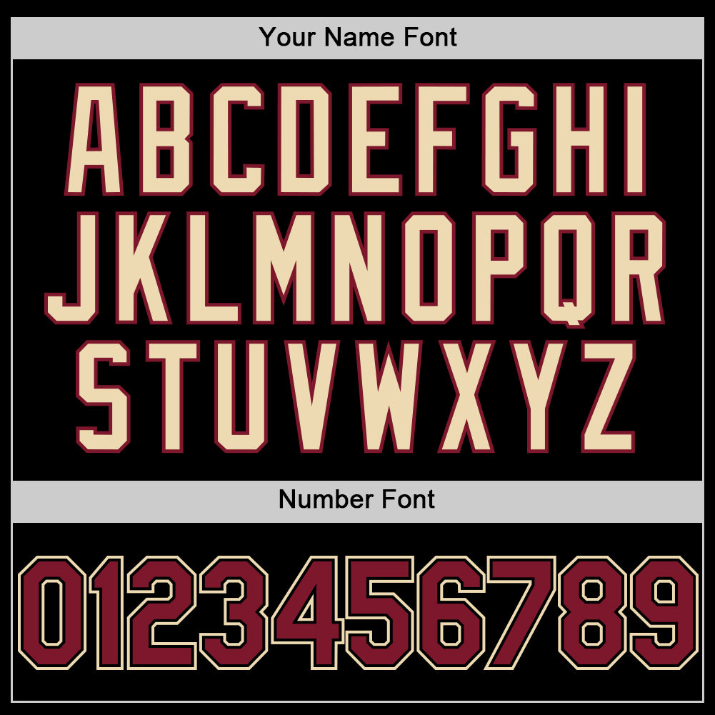 Custom Black Crimson-Cream Line Authentic Baseball Jersey - Sky-Custom