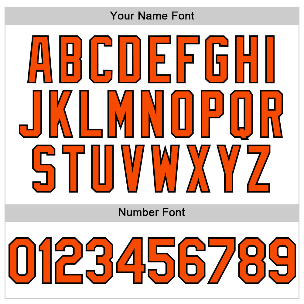 Custom White Orange-Black Line Authentic Baseball Jersey - Sky-Custom