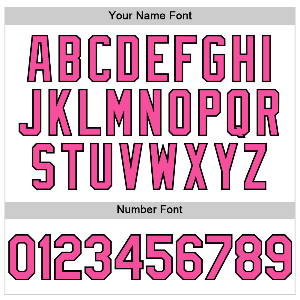 Custom White Pink-Black Line Authentic Baseball Jersey - Sky-Custom